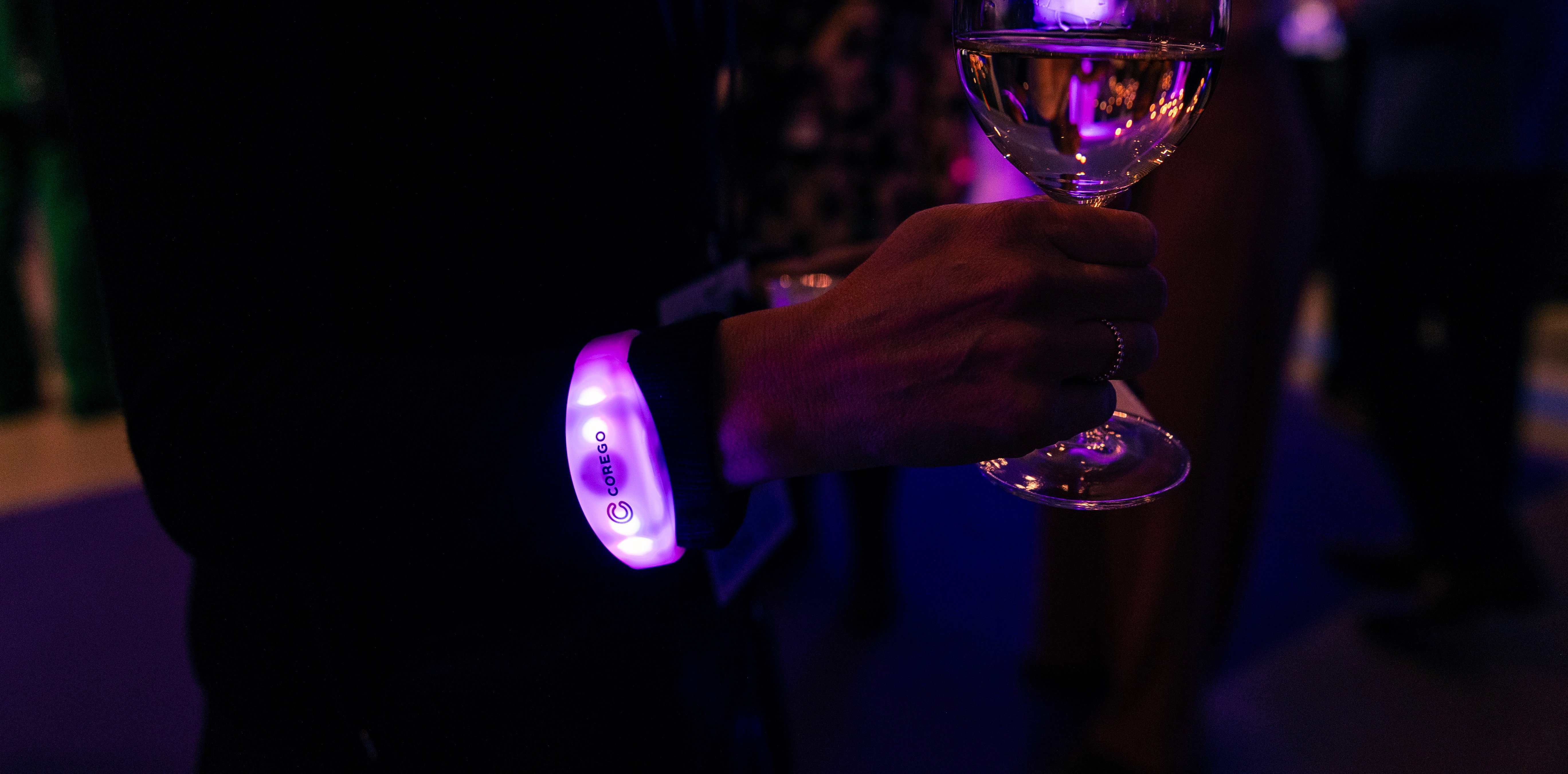 LED smart wristbands